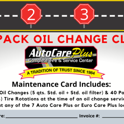 Auto Care Plus Gift Certificate - Auto Care Plus