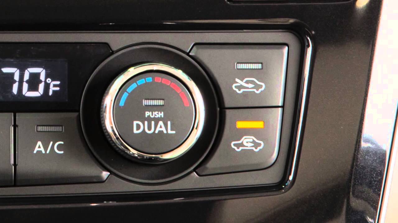 air circulation button on car a/c settings