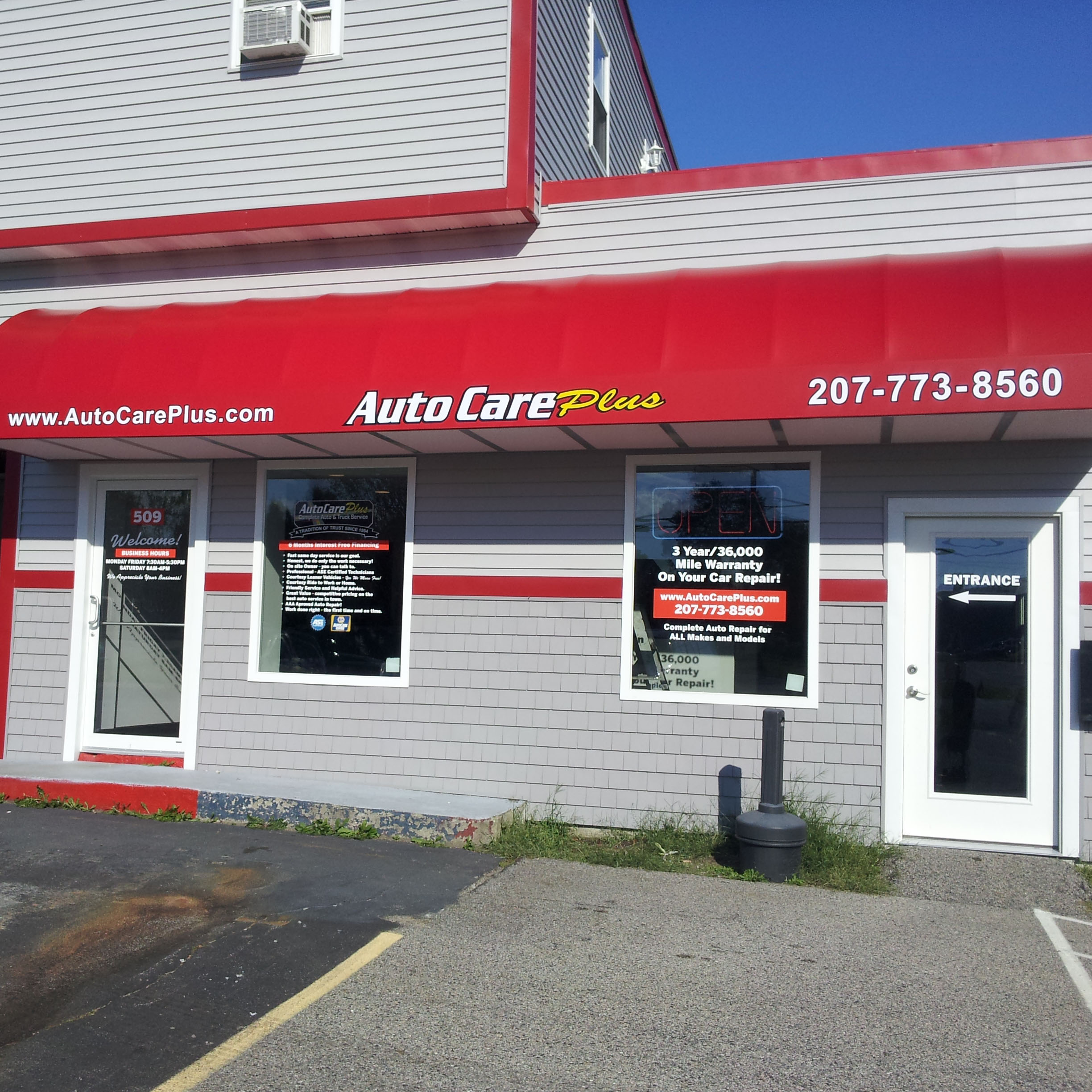 exterior of south portland location